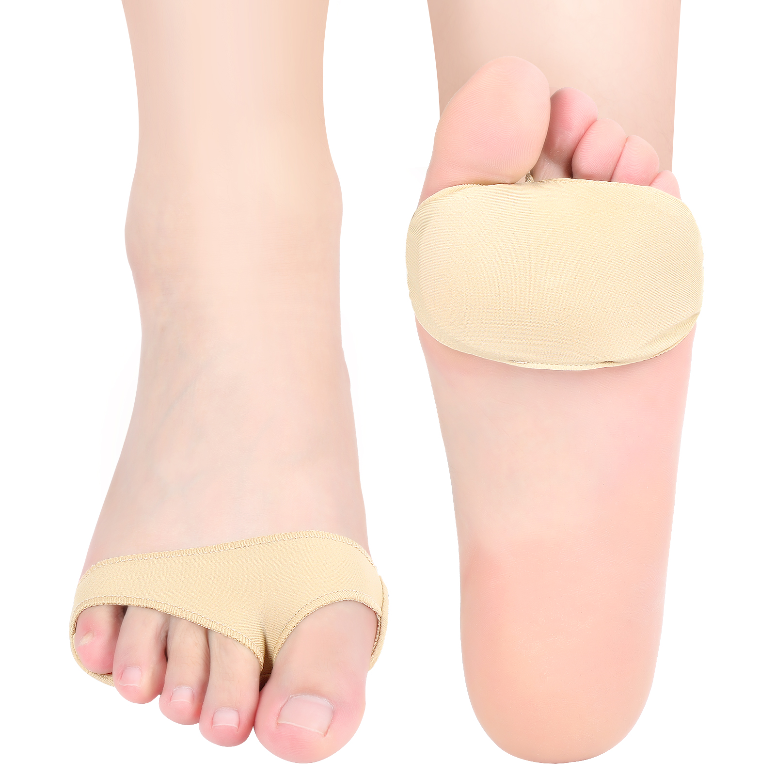 ANGGREK Metatarsal Pads, Ball of Foot Pads, Forefoot Cushion for Hard