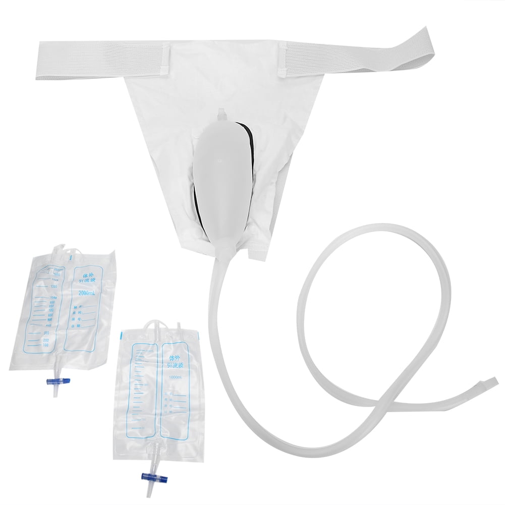 ANGGREK Urinal,Female Urine Collection Bag Reusable Silicone Urinal for