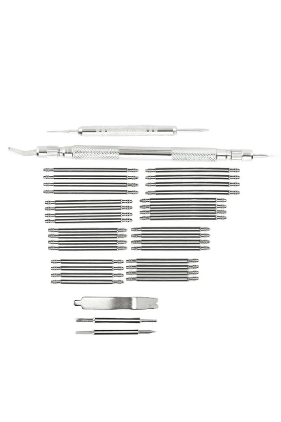 ANGGREK Watch Strap Link Pins Remover Repair Tool,Watch Link Remover Kit,37 Pcs Watch Strap Link Pins Remover Tools Watch Repair Tool Kit With Spring Bar Tool For Band Adjustment Replacement Size