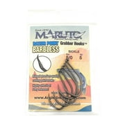 ANGL #5/0 B/LESS SGL GRABBER HK5 BK/NI Semi Barbless Single Sickle