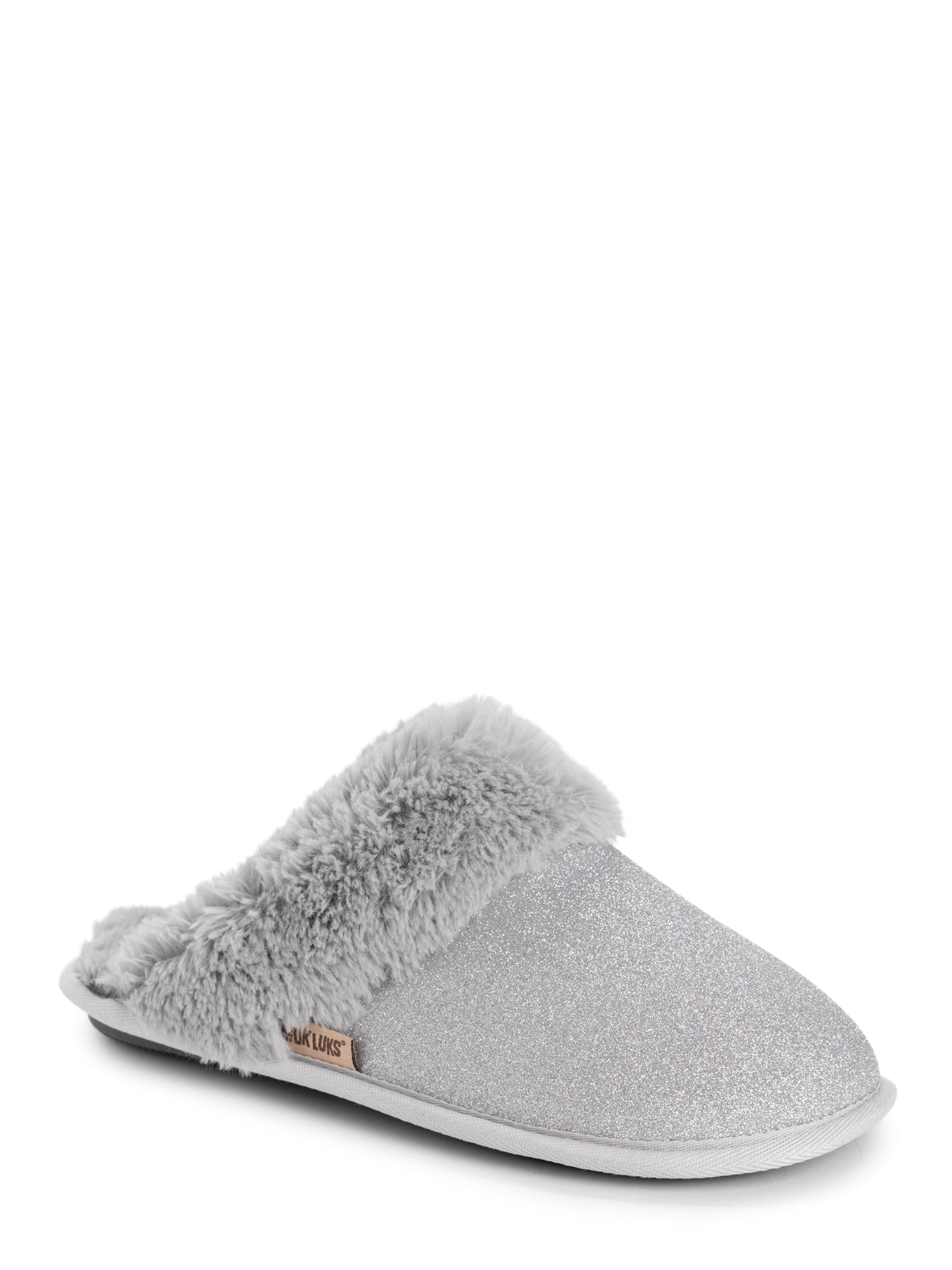 ANGLED SPARKLE SCUFF-GREY