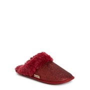 MUK LUKS Women's Angled Sparkle Scuff Slipper