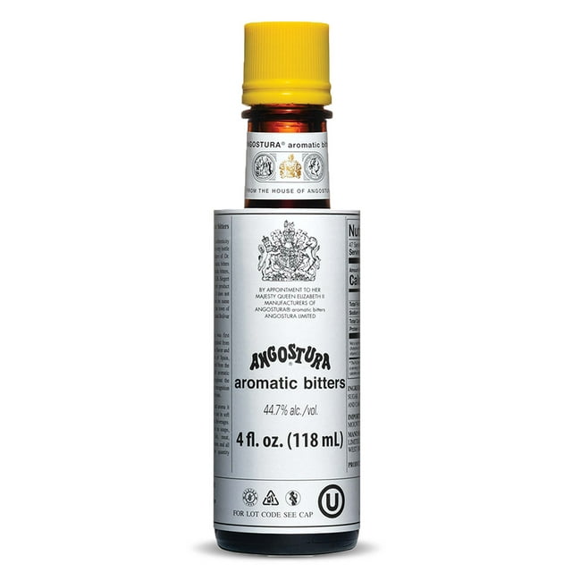 ANGOSTURA Aromatic Bitters, Cocktail Bitters for Professional & Home Mixologists, 4 fl oz