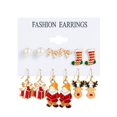 ANGREANE Clearance Sale Christmas Earrings Creative Exquisite Holiday Earrings Creative Holiday