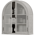 thumbnail image 1 of ANHDAH Wall Cabinet Over Toilet with 2-Door Medicine Storage & Adjustable Shelf, Space-Saving Mounted Organizer for Bathroom Towels & Cosmetics, 1 of 7