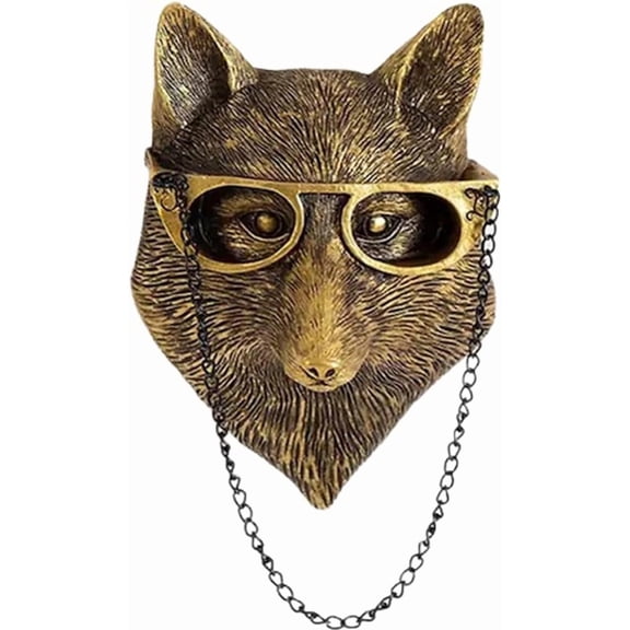 ANHXN Animal Head Wall Decor Gold Wall Sculpture Home Decor for Office Bedroom Modern Decor for Men Women.Different styles to choose from