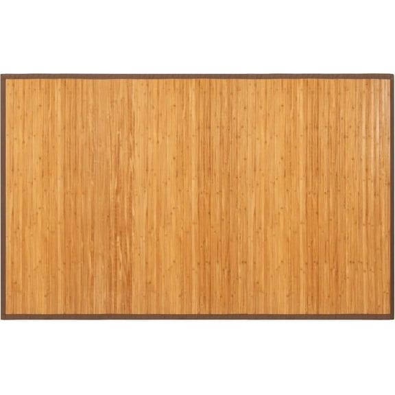 ANHXN Bamboo Area Rug, Bamboo Floor Mat with Anti-Slip Backing, Indoor Roll-up Runner Rug, Large Floor Carpet for Bedroom Living Room Entryway Indoor