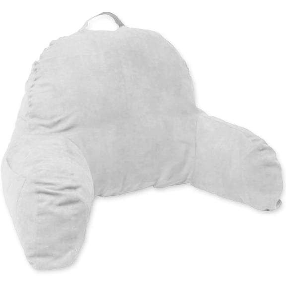 ANHXN Bed Pillow - Backrest Pillow with Armrest - Reading Bed Pillow - Seating Pillow - Soft - Reading Pillow