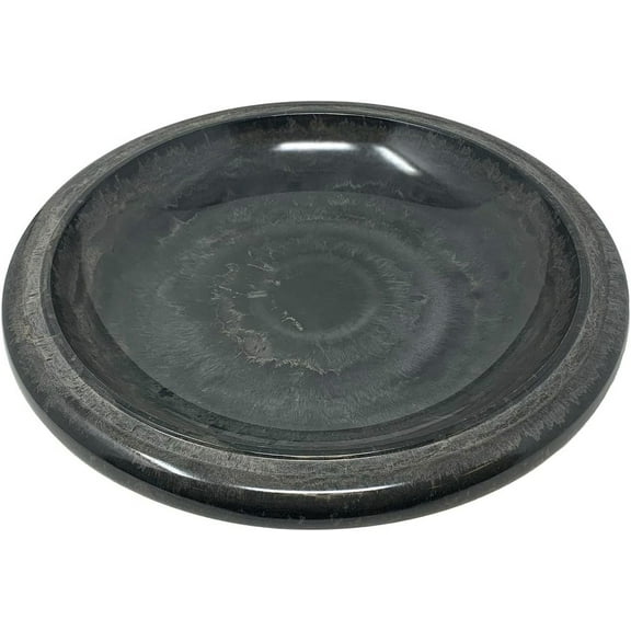 ANHXN Birds and BeyondT Gloss Bird Bath Bowl with Matte Rim,