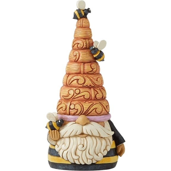ANHXN  Bumblebee Honeycomb Gnome Figurine,