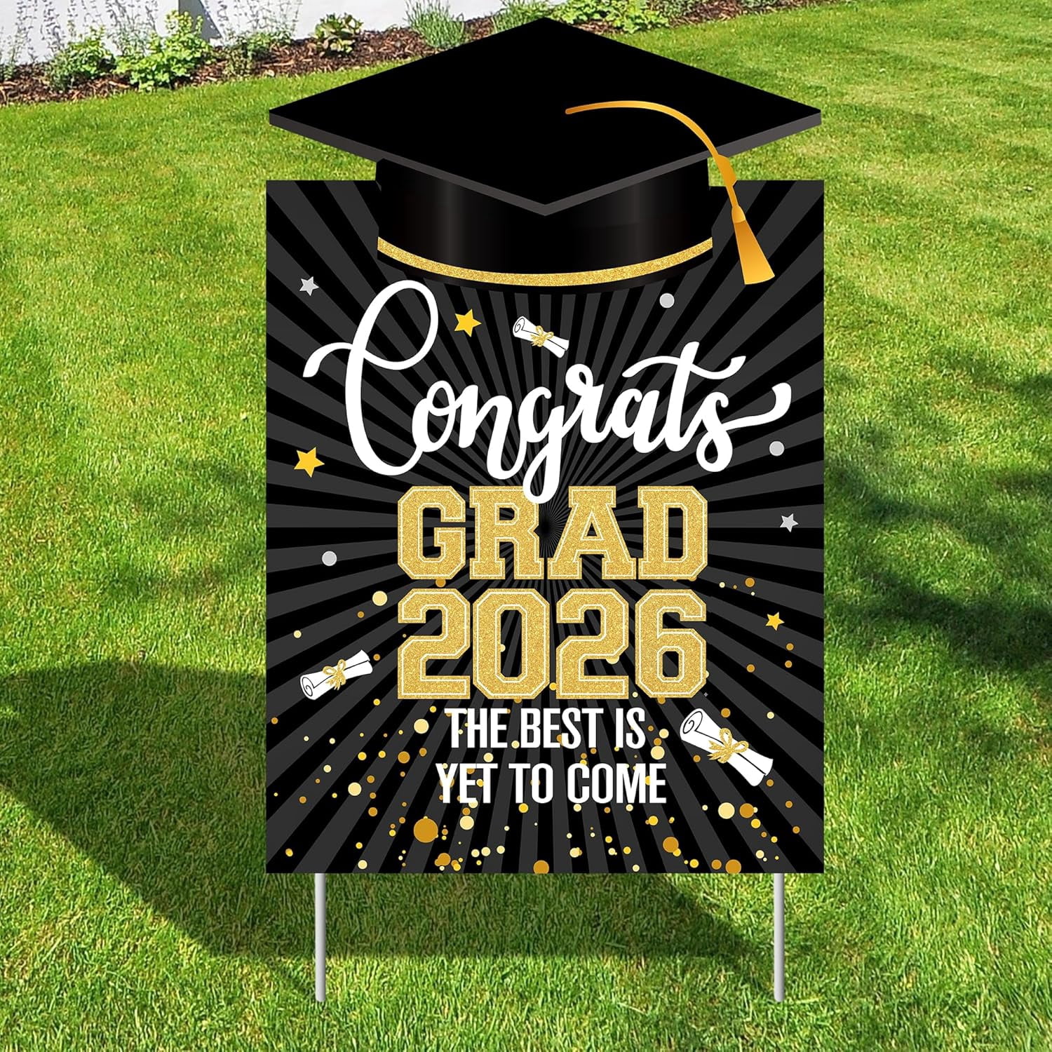 ANHXN, Congrats Grad Yard Sign - Class Of 2026 Congrats Yard Sign ...