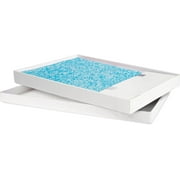 ANHXN Crystal Cat Litter & Refill Tray with Lid, Fresh Scent,