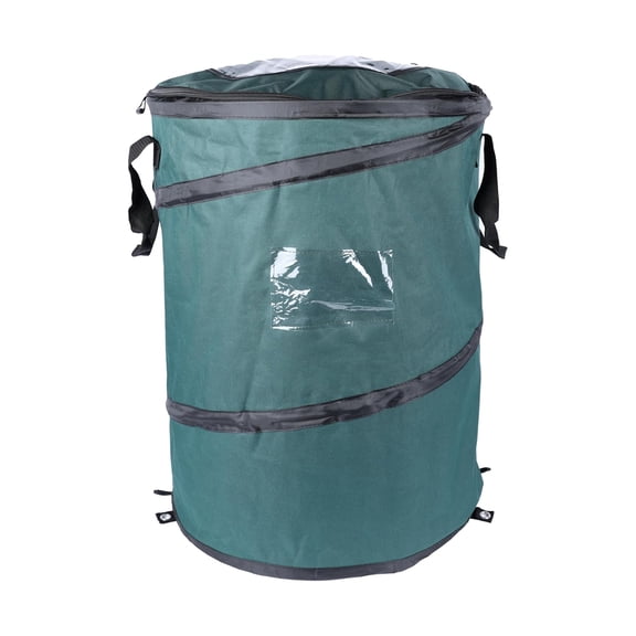 ANHXN Deluxe Pop-Up Trash Can, Spring-loaded Collapsible Garbage Can for Camping,