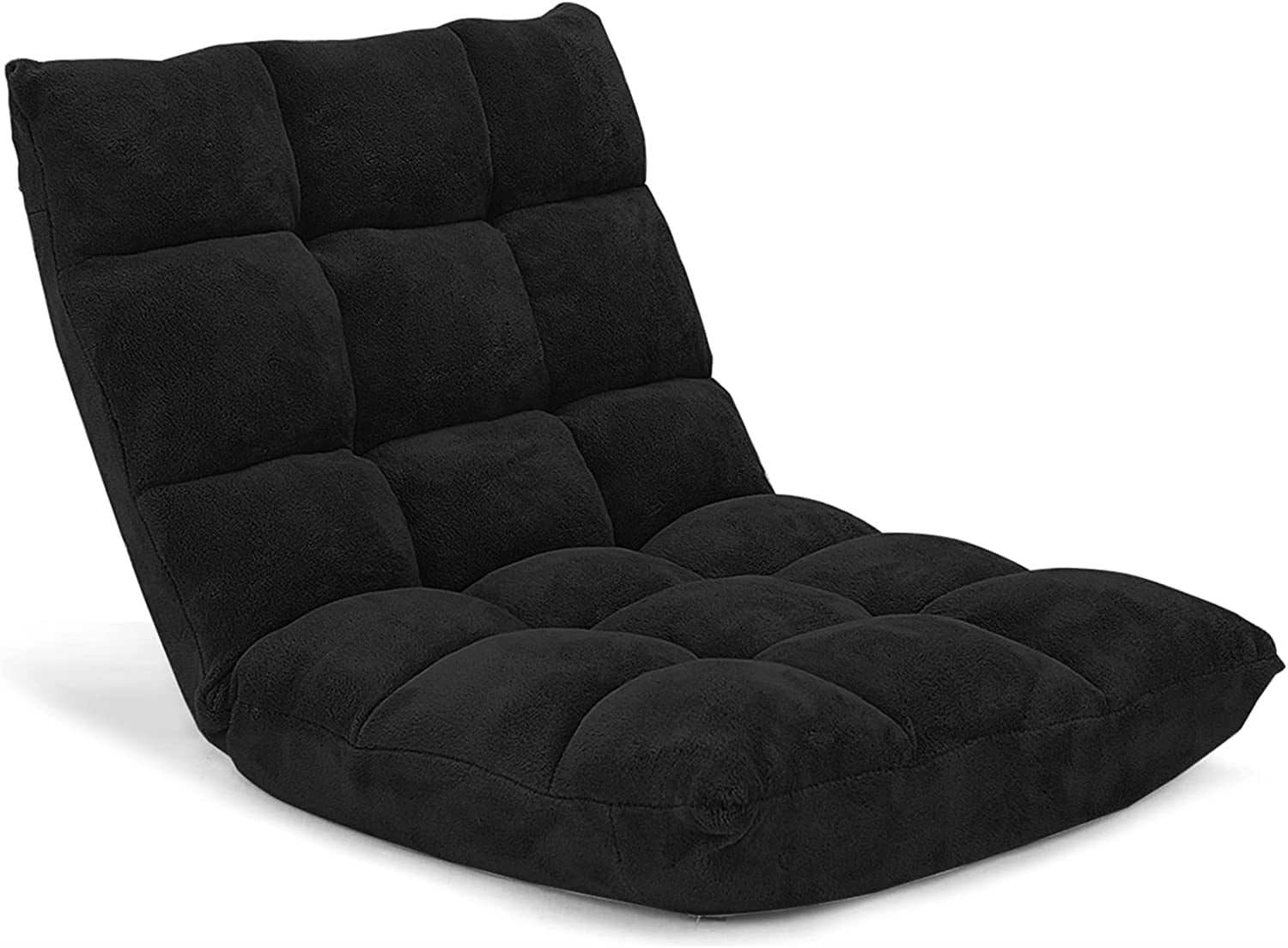 ANHXN Floor Chair with Back Support, Folding Sofa Chair with Adjustable ...