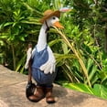 thumbnail image 1 of ANHXN Garden Statue Duck, Indoor and Outdoor Decoration Cute Duck Art Decoration Goose Statue Courtyard Home Garden Terrace and Office Decoration (1 piece), 1 of 7