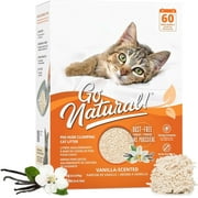 ANHXN - Go Natural Pea Husk Clumping Cat Litter - Lightweight, Dust Free, Easy Cleaning & Scooping, Flushable Kitty Litter with Odor Control & Subtle Fragrance