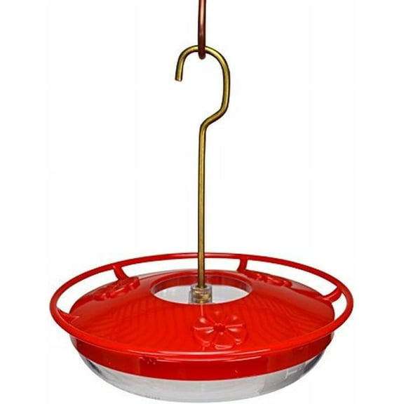 ANHXN Highview Mini Hummingbird Feeder, Red/Clear, 8 oz