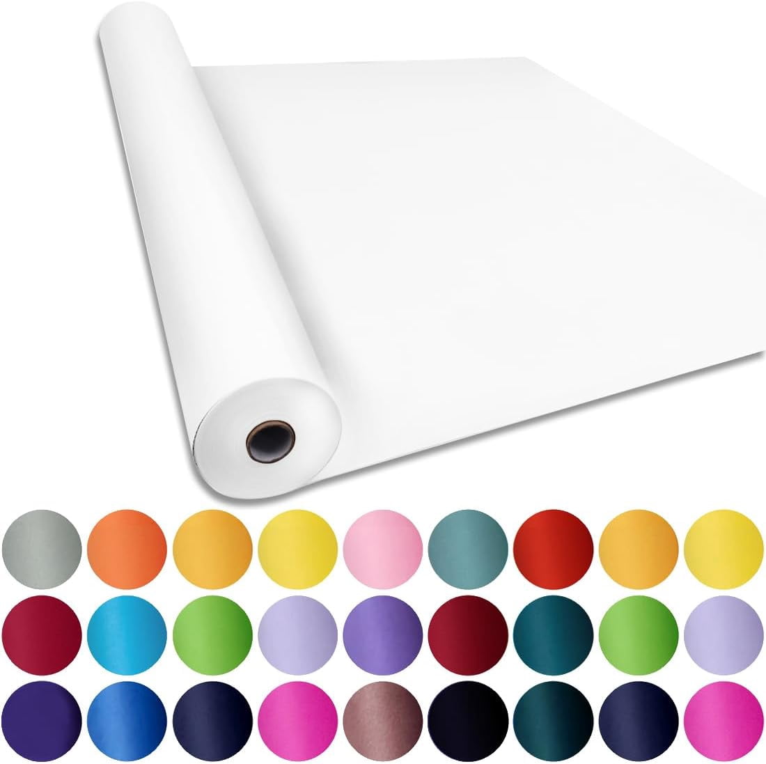 ANHXN  Kraft Craft Paper Roll for Gift Wrapping Bulletin Board Bouquet Flower Kids Art Packing Parcel Table Covering.Different colors and specifications to choose from
