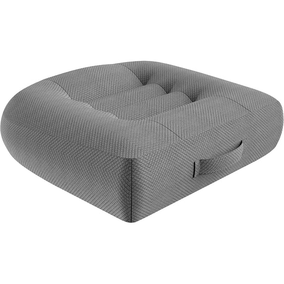 ANHXN Large Seat Cushion, Extra Thick Booster Seat Cushions for Office Chairs Long Sitting Office Workers, Car Drivers, Relieves Back Pain, Breathable, Anti-Slip