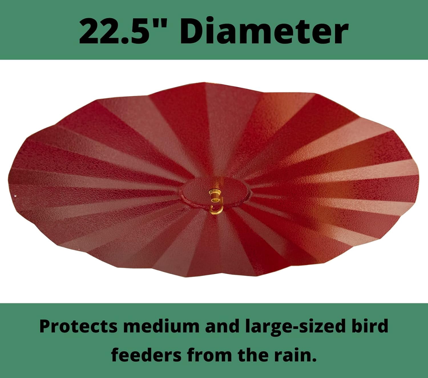 ANHXN Metal Bird Feeder Rain Guard - Perfect for Bird Seed Cylinders ...