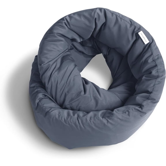 ANHXN Pillow - Travel Neck Pillow - Multi functional Soft Support Scarf - Machine Washable - Home Travel Flight Road Travel Airplane Sleep