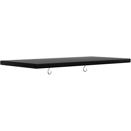 ANHXN Plastic Shelving for 37 Cu.ft Horizontal Shed and 57 Cu.ft Vertical Shed, One Shelf with 2 Hooks On The Package,