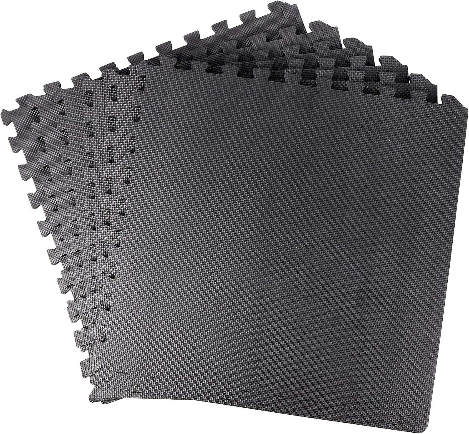 ANHXN  Puzzle Exercise Mats, Gym Flooring Mat with EVA Interlocking Foam Tiles for Exercise, MMA, Gymnastics, Workout and Home Gym Protective Flooring,