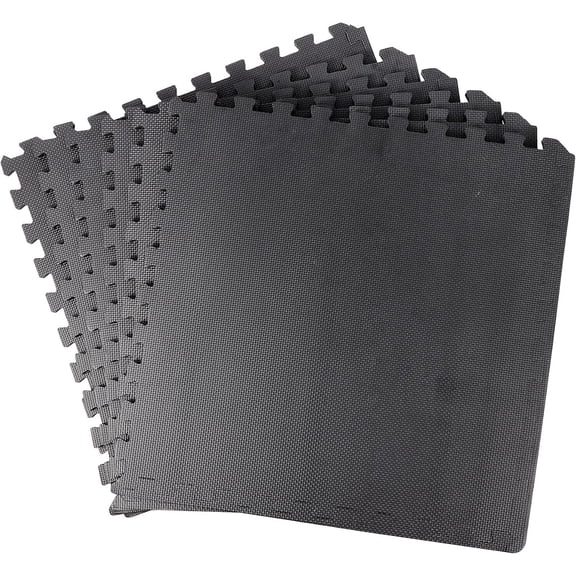 ANHXN Puzzle Exercise Mats, Gym Flooring Mat with EVA Interlocking Foam Tiles for Exercise, MMA, Gymnastics, Workout and Home Gym Protective Flooring,