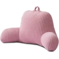 thumbnail image 1 of ANHXN Reading Pillow Bed Wedge Backrest with Arm Back Support, Can Sit on Bed/Sofa, Used for Recliner, Waffle Three Dimensional Design, 1 of 11