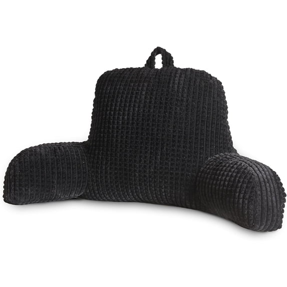 ANHXN Reading Pillow Bed Wedge Backrest with Arm Back Support, Can Sit on Bed/Sofa, Used for Recliner, Waffle Three Dimensional Design