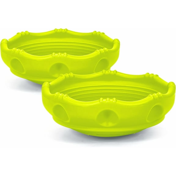 ANHXN Two Sided Rock Around Wobble Disk and Climbing Dome for Toddlers and Kids - Rocking and Climbing - Indoor/Outdoor