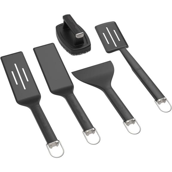 ANHXN Ultimate Griddle Tool Kit 5-Piece, Black