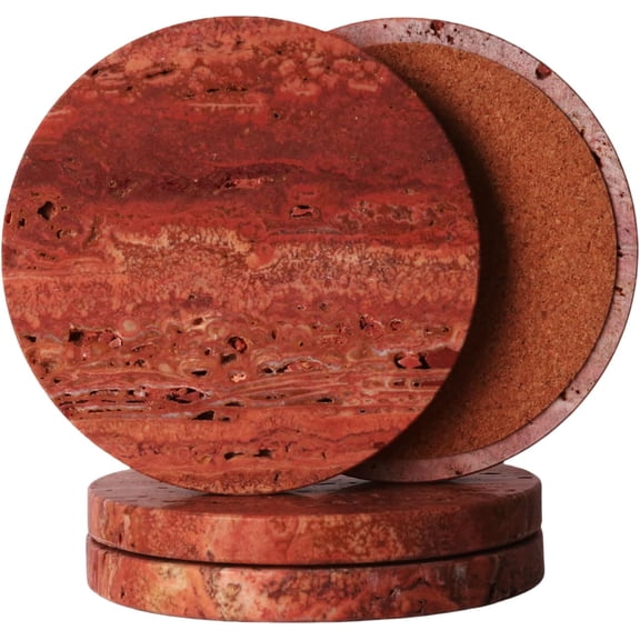 ANHXN - Water absorbing stone coaster, drinking utensil coaster, suitable as a housewarming gift. Different colors to choose from