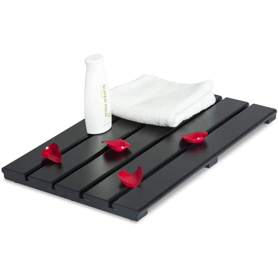 ANHXN bamboo bath mat, suitable for bathrooms, spa centers, saunas, and kitchens. Different colors and specifications to choose from