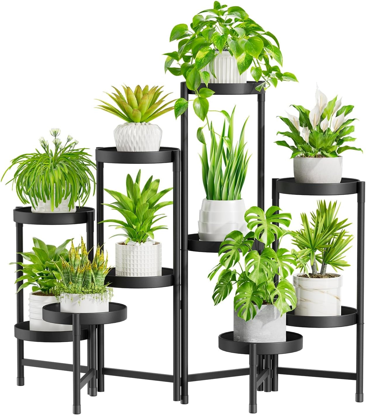 ANHXN indoor and outdoor plant rack, used for terrace, balcony, porch ...