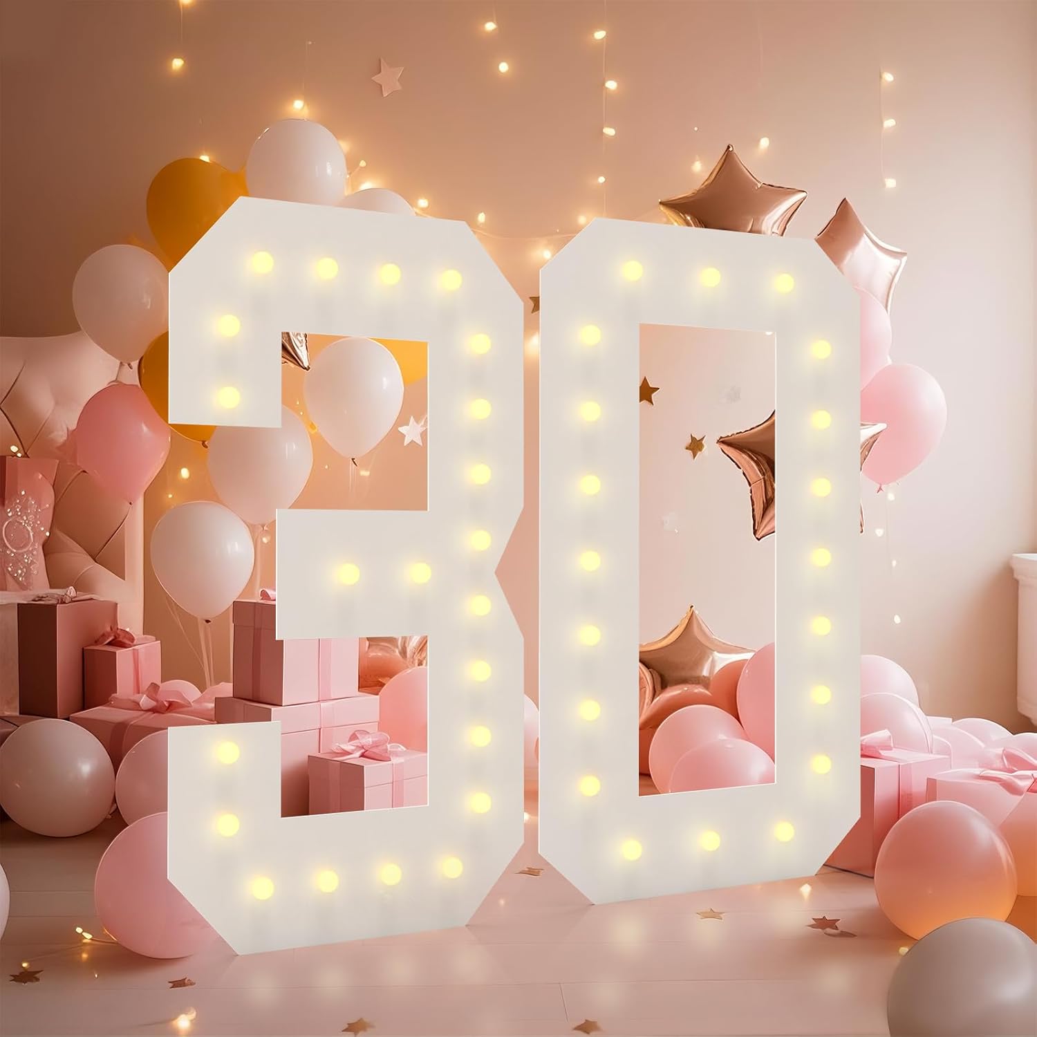 ANHXN luminous numbers, banner numbers, digital logos, used for ...