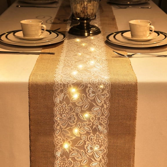 ANHXN modern countryside lace natural retro Bohemian table decoration, suitable for farmhouse Thanksgiving and Christmas. Different styles and specifications are available for selection