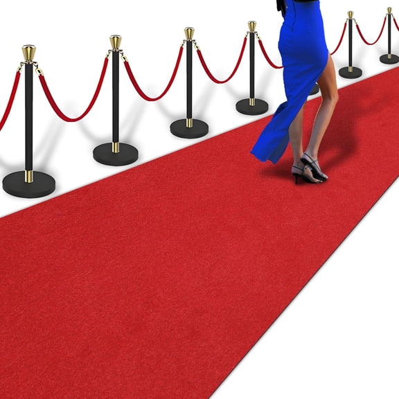 ANHXN party carpet, non slip, extra thick, suitable for wedding and event decoration, reusable