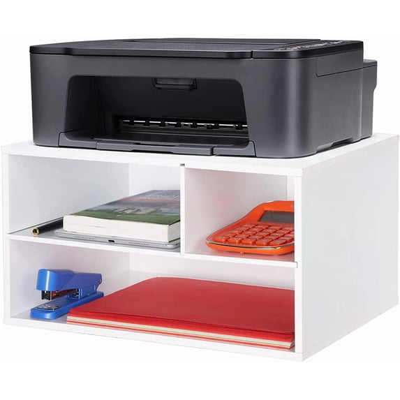 ANHXN printer stand with storage, suitable for home/office, printer lift