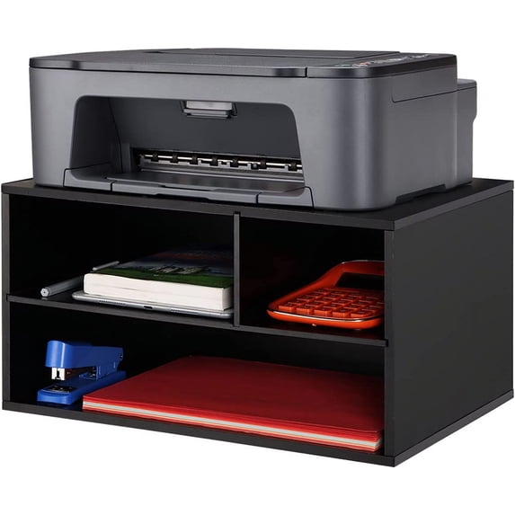ANHXN printer stand with storage, suitable for home/office, printer lift
