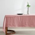thumbnail image 1 of ANHXN pure linen rectangular tablecloth, suitable for catering, weddings, and restaurants. Different colors to choose from, 1 of 8