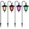 thumbnail image 1 of ANHXN solar pendant light, shepherd hook light, lighting mode, decorative solar lantern light, suitable for garden decoration, courtyard, backyard, and passage, 1 of 9