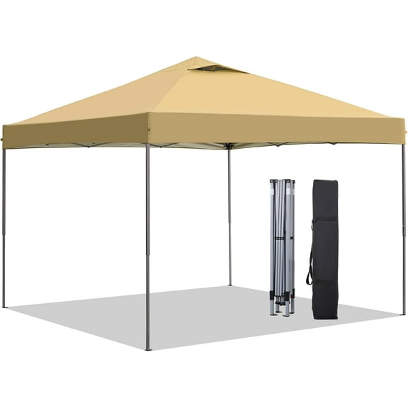 ANHXN t Pop Up Canopy Tent with Sidewalls, Outdoor Canopy Tent, Beach Tent, Easy Set up Gazebo for Events, Parties, Camping, Pink.