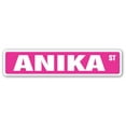 thumbnail image 1 of ANIKA Street Sign Childrens Name Room Sign | Indoor/Outdoor |  24" Wide, 1 of 5