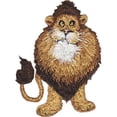 thumbnail image 1 of ANIMAL CLUB LION PATCH - Animal Figure LION Embroidered Premium Artwork Iron-On / Sew-On PATCH - 3" x 4", 1 of 1