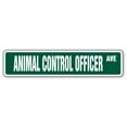 thumbnail image 1 of ANIMAL CONTROL OFFICER Street Sign pound dog catcher dogcatcher funny | Indoor/Outdoor |  24" Wide, 1 of 5