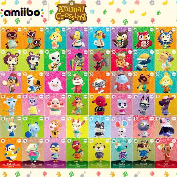 54 pièces Mini Cartes NFC Series 5 Cards pour Animal Crossing New Horizons  Amiibo ACNH Cards Compatible avec Switch/Switch Lite/Wii coloré - Cdiscount  Bagagerie - Maroquinerie