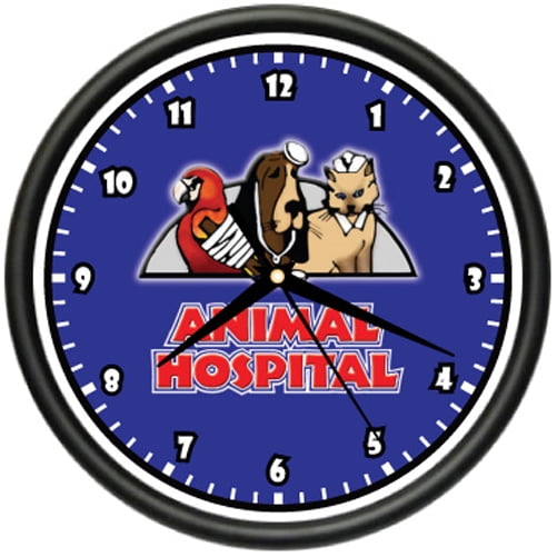 ANIMAL HOSPITAL Wall Clock veterinarian doctor gift