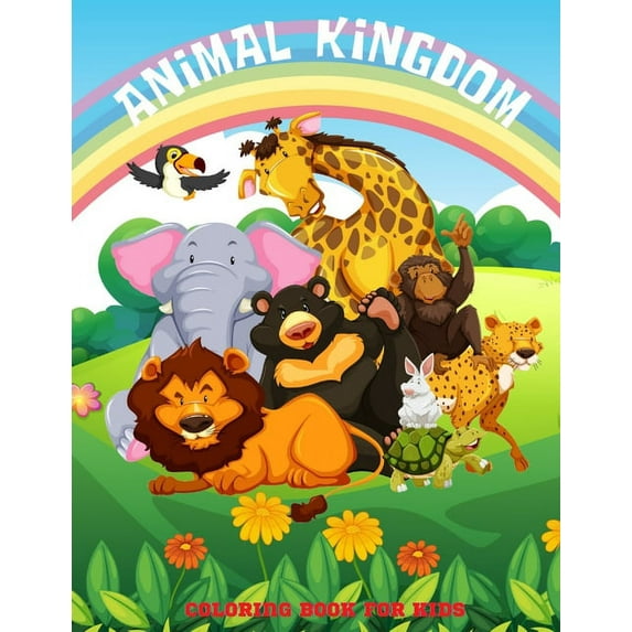 ANIMAL KINGDOM - Coloring Book For Kids (Paperback)