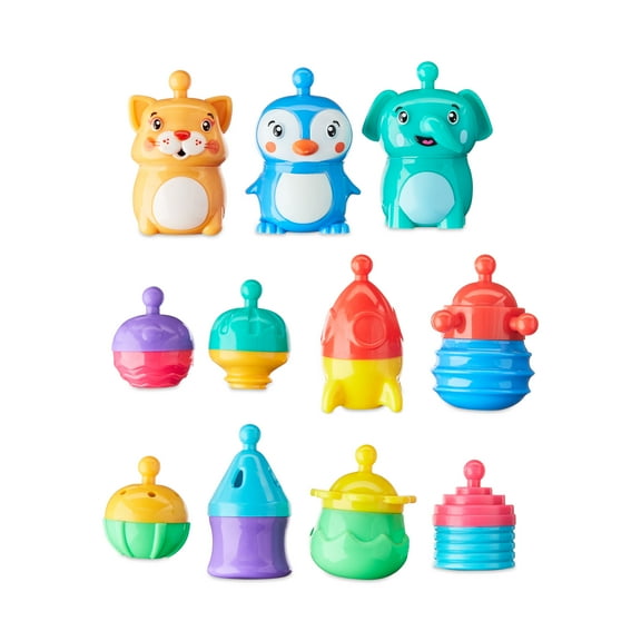 Spark.Create.Imagine Animal Pop Beads, 12 Pieces